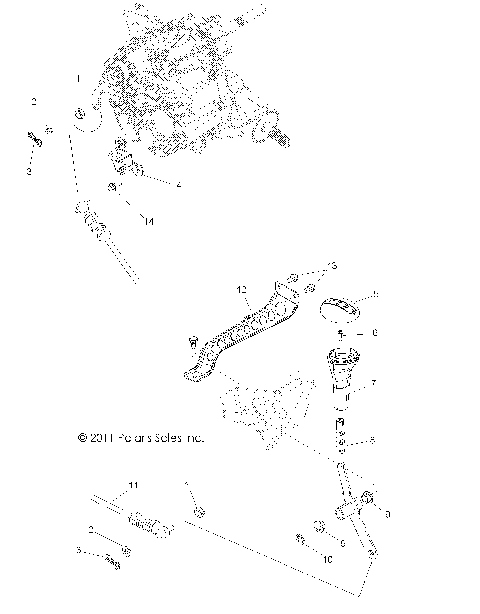 DRIVE TRAIN, GEAR SELECTOR - Z16VHA57A2/EAK/AS (49ATVGEARSELECT12RZR570)