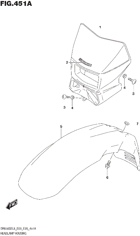 HEADLAMP HOUSING