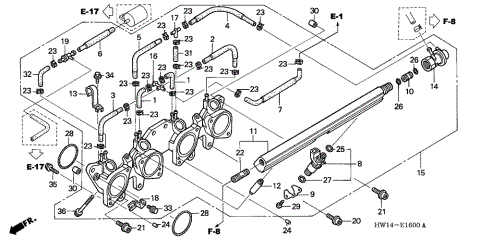 INLET MANIFOLD ('02-'03)