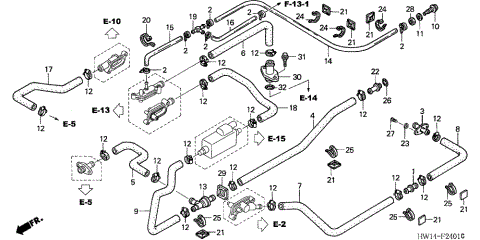 WATER HOSE (TURBO/'02)