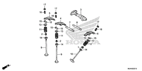 CAMSHAFT VALVE (RR.)
