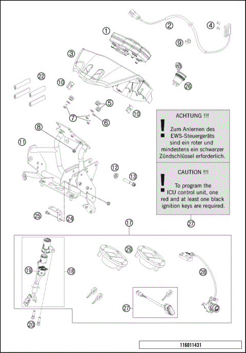 INSTRUMENTS / LOCK SYSTEM