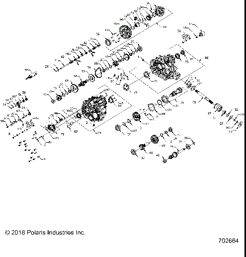 DRIVE TRAIN, MAIN GEARCASE - R22CCA57A1/A7 (702664)