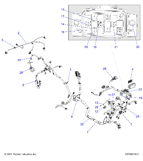 ELECTRICAL, WIRE HARNESS - Z22ASE99F4/F5/S99C4/E4/C5/E5 (C0706218-2)