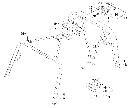 CANOPY AND TAILLIGHT ASSEMBLY [89051]