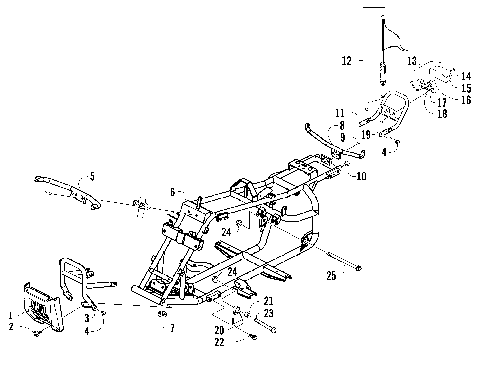 FRAME AND RELATED PARTS ASSEMBLY [90964]