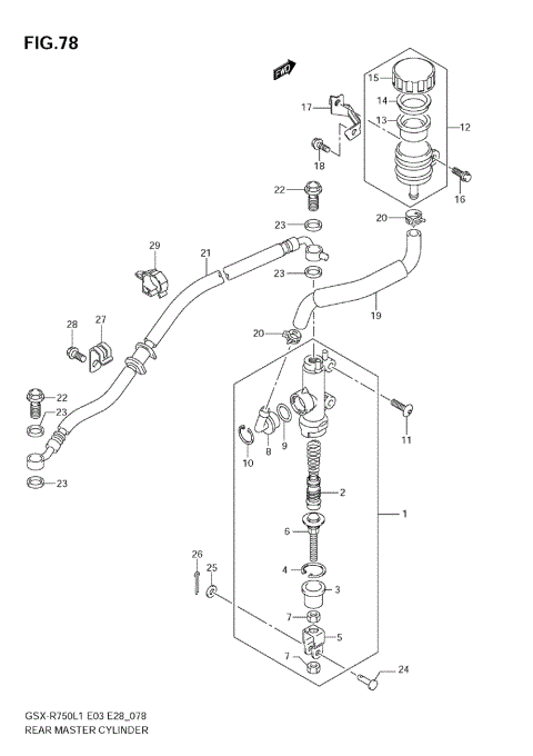 REAR MASTER CYLINDER