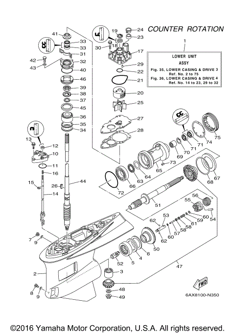 LOWER CASING DRIVE 3
