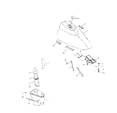 FRONT STORAGE COMPARTMENT - W035197DA/W035197IA (4980998099A07)