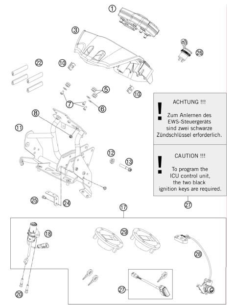 INSTRUMENTS, LOCK SYSTEM           
