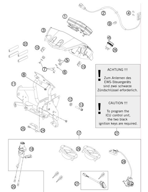 INSTRUMENTS, LOCK SYSTEM           
