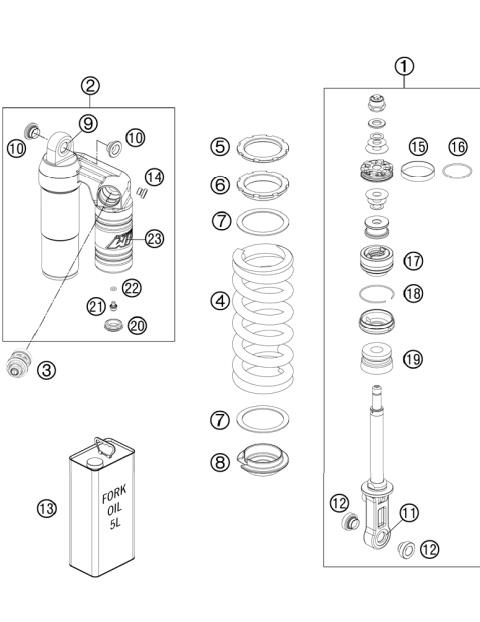 MONOSHOCK DISASSEMBLED             