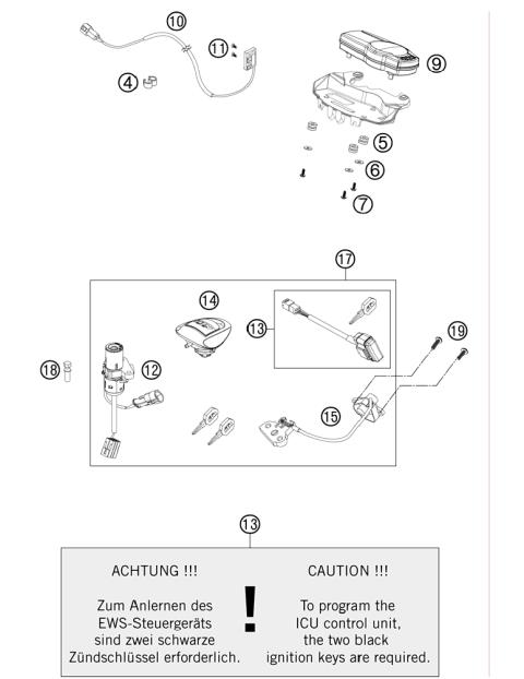 INSTRUMENTS, LOCK SYSTEM           