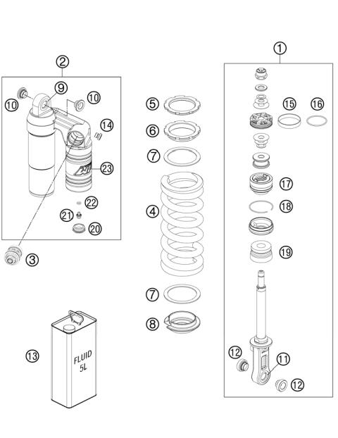 MONOSHOCK DISASSEMBLED             
