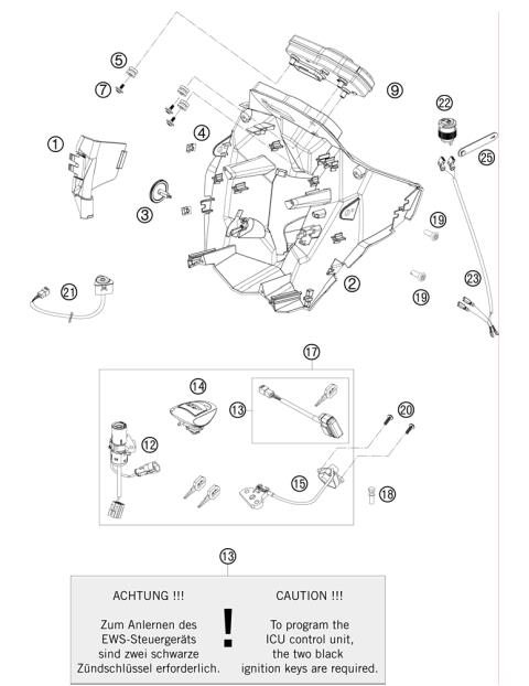 INSTRUMENTS, LOCK SYSTEM           