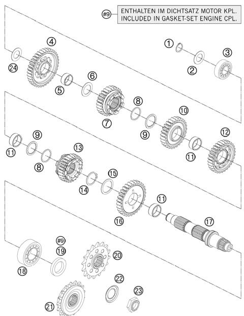TRANSMISSION II - COUNTERSHAFT     
