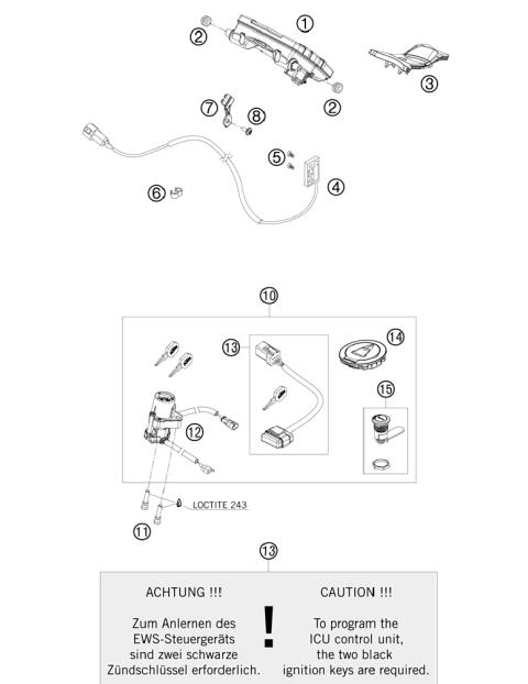 INSTRUMENTS / LOCK SYSTEM          