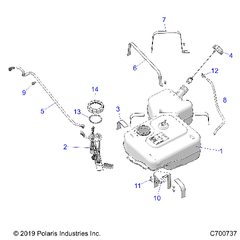 BODY, FUEL TANK - R21RRU99A9/AC/AP/AW/B9/BC/BP/BW (C700737)