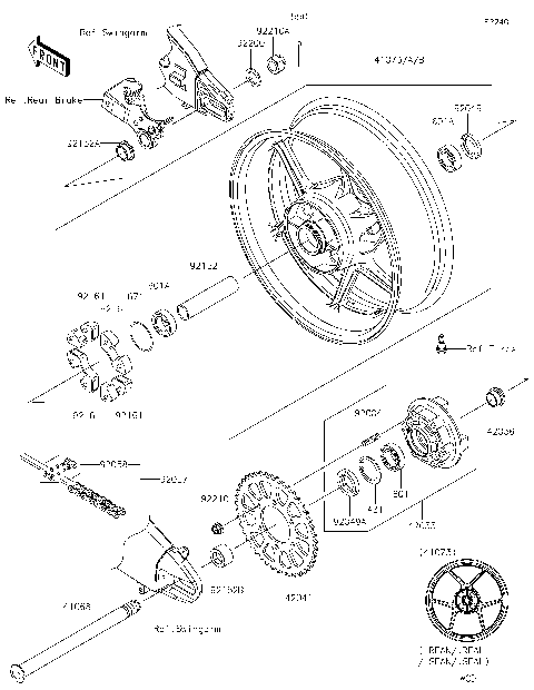 2025 Kawasaki Motorcycles Parts-Finder Diagrams | Team