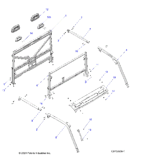 CHASSIS, CAB FRAME - R22RSU99A9/AC/AM/AS/B9/BC/BM/BS (C0705506-1)