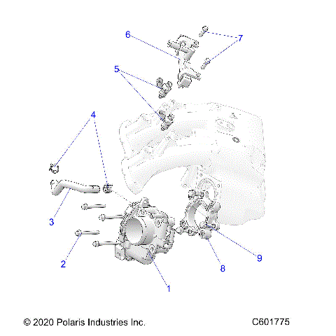 FUEL SYSTEM, THROTTLE BODY/FUEL RAIL - S24TKP9FS (C601775)