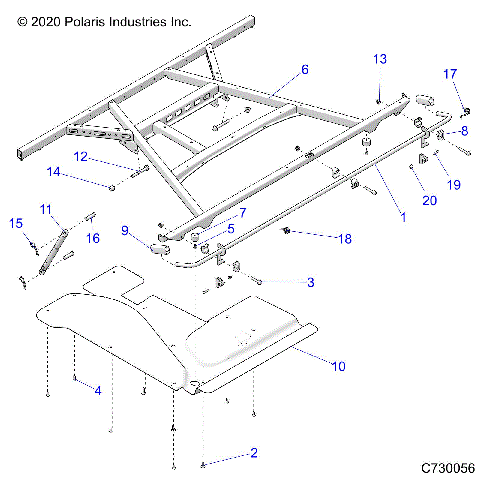 BODY, BOX, MOUNTING - R21TAE99FA/SFA/SCA/SCK/EA/EK (C730056)