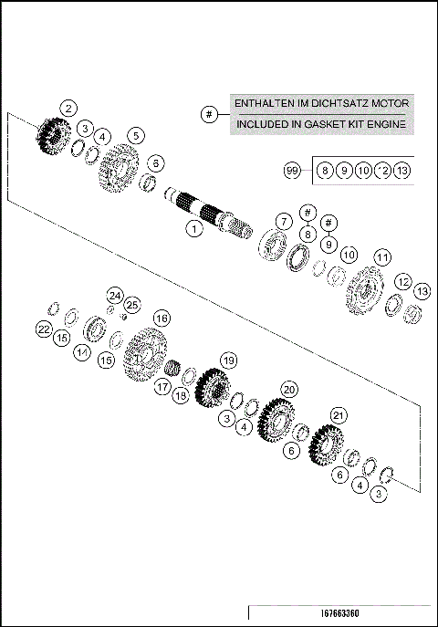 TRANSMISSION II - COUNTERSHAFT