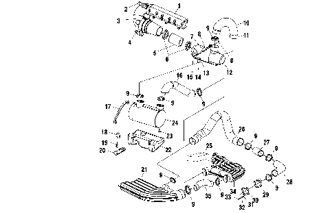 EXHAUST SYSTEM - W005099D (4955775577B008)