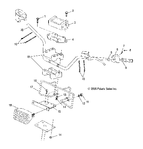 HANDLEBAR/HEADLIGHT - A07BG50AA/FA (4999201549920154B06)
