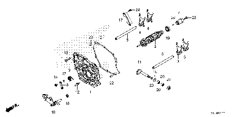 SHIFT DRUM@SHIFT FORK