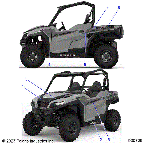 BODY, DECALS - G24GAE99 (900709)