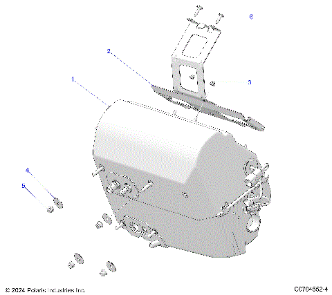 BODY, HVAC, MAIN MOUNTING
