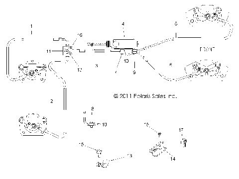 BRAKES, BRAKE LINES and MASTER CYLINDER - R11XY76FX (49RGRBRAKELINES11RZR)