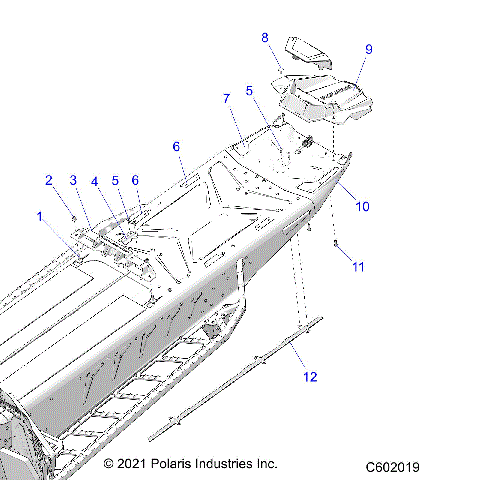 CHASSIS, REAR, MISC. COVERS AND SNOWFLAP - S24TFM8RS (C601998)