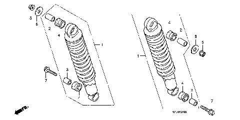 REAR SHOCK ABSORBER