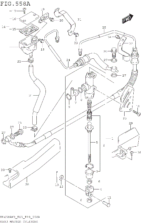 REAR MASTER CYLINDER