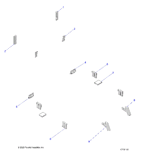 BODY, CAB FOAM AND SEALS - R25MAU57Z5/B5/Z6/B6 (C733163)