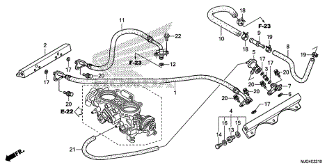 THROTTLE BODY (TUBING)