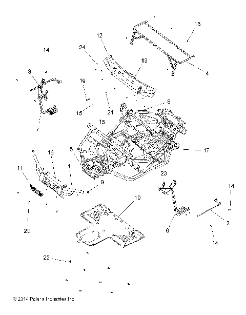 CHASSIS, FRAME and FRONT BUMPER - R15RTAD1AA/EA/ED1EA (49RGRCHASSIS151KDSL)