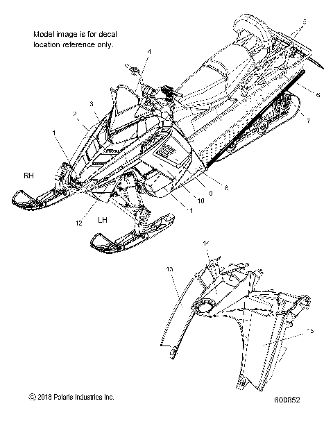 BODY, DECALS - S19CED5B ALL OPTIONS (600852)