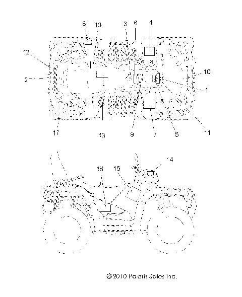 BODY, DECALS - A11DX55FL (49ATVDECAL11SPTRGEPS550I)