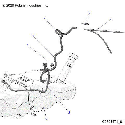 FUEL SYSTEM, LINES, STD. - Z23RMU2KAN(C0703471)