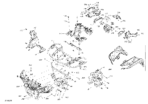 09- Body And Accessories 6X6 - 450 EFI - Squadron Green  -  Front