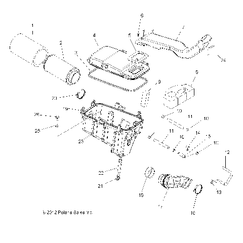 ENGINE, AIR INTAKE SYSTEM - A13DH50AX/AZ (49ATVAIRBOX13SP500TRG)