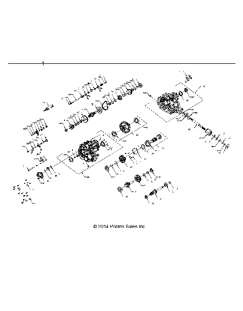 DRIVE TRAIN, MAIN GEARCASE - A15DAH32EJ (49ATVGEARCASE1333376)