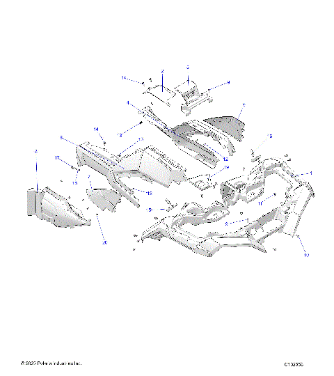 BODY, FRONT CAB and SIDE PANELS - A24SXA85A1/A6 (C102558)