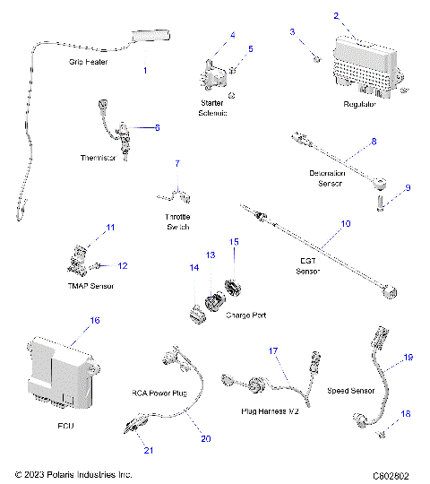 ELECTRICAL, COMPONENTS - S24TDE6RS (C602548)
