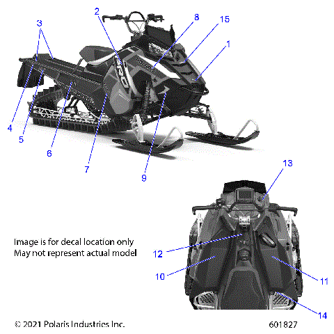 BODY, DECAL, BLACK SIDE PANEL W/GRAY ACCENT - S22EGB8RS/EGA8RS (601535)