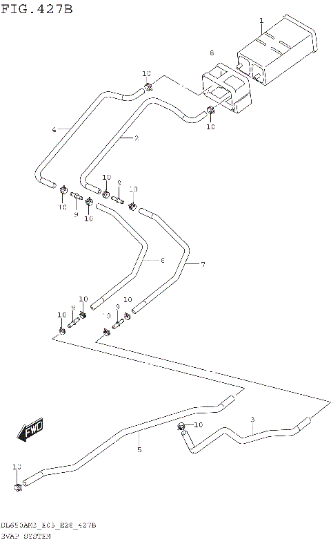EVAP SYSTEM (DL650XAM3E33)