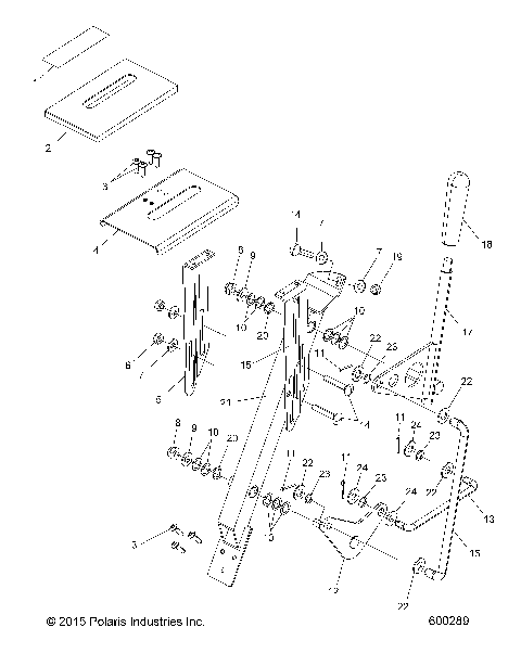 DRIVE TRAIN, SHIFT LINKAGE - S19SJA5BSL/BEL (600289)